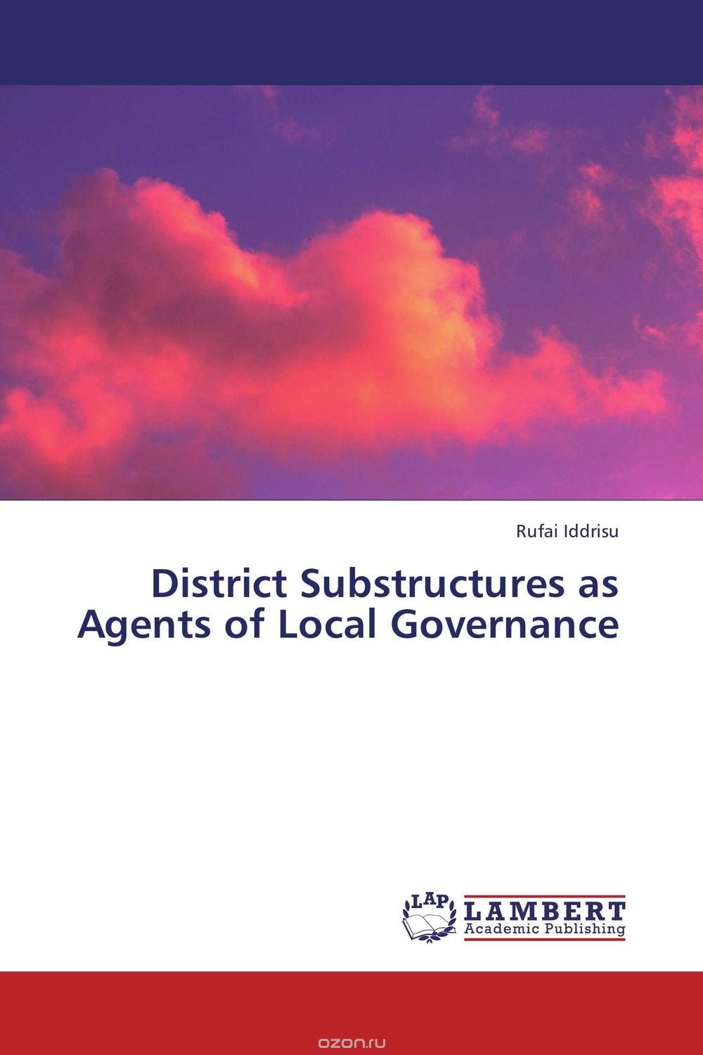 Скачать книгу "District Substructures as Agents of Local Governance"