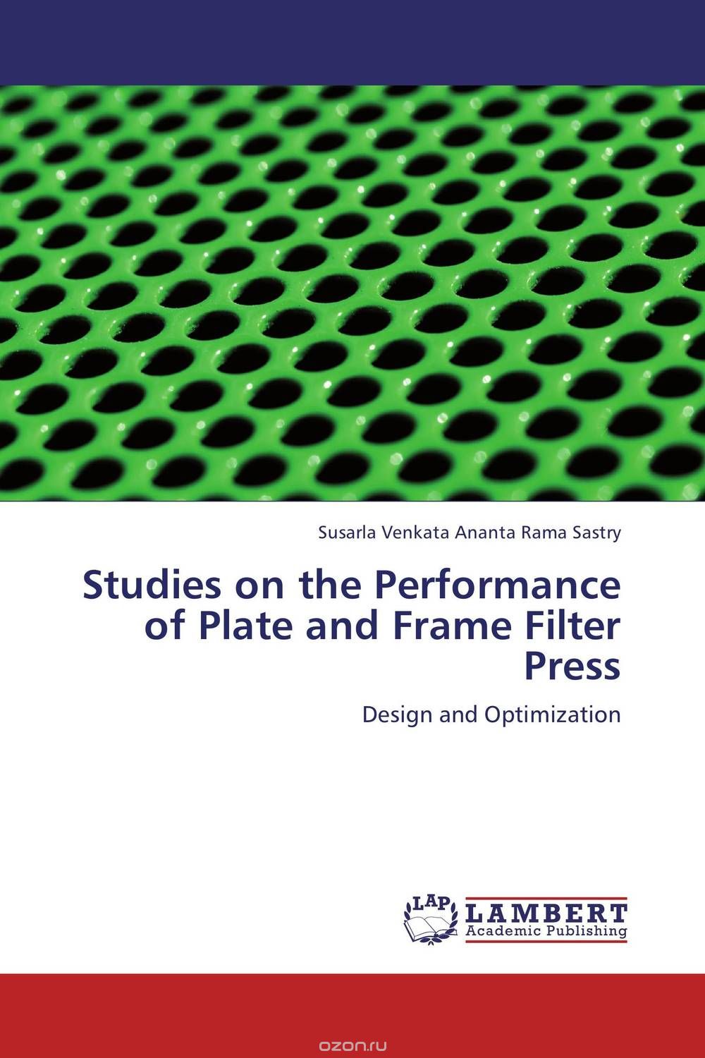 Studies on the Performance of Plate and Frame Filter Press