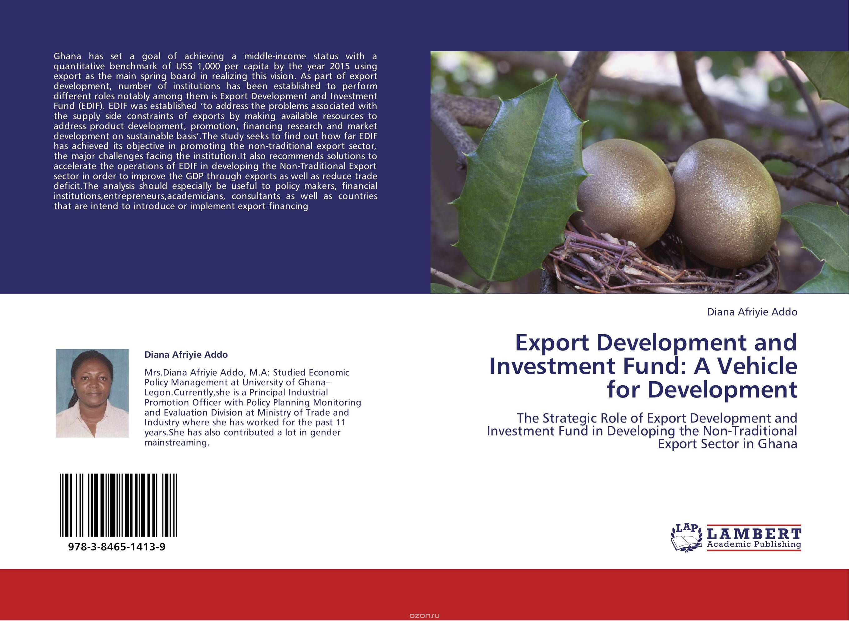 Export Development and Investment Fund: A Vehicle for Development