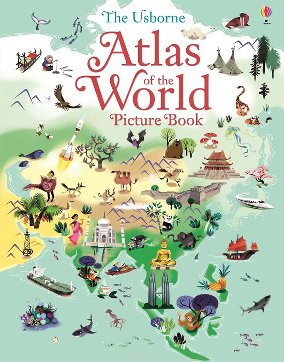 Скачать книгу "Atlas of the World Picture Book"