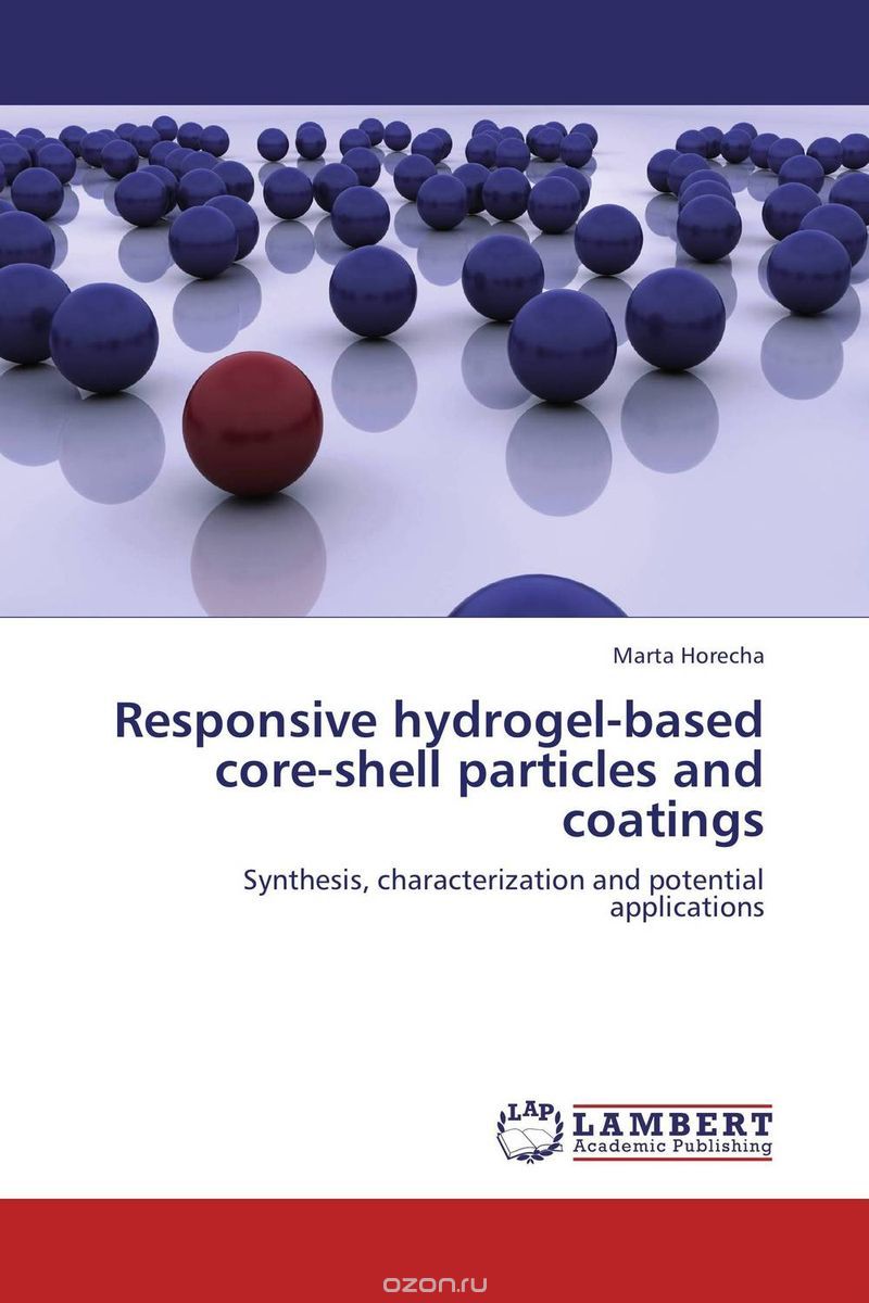 Responsive hydrogel-based core-shell particles and coatings