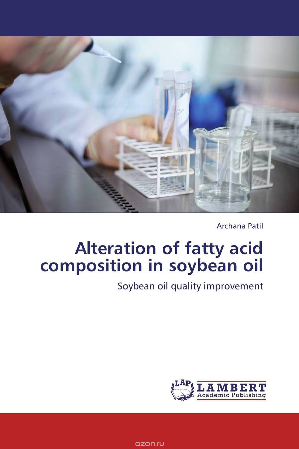 Alteration of fatty acid composition in soybean oil