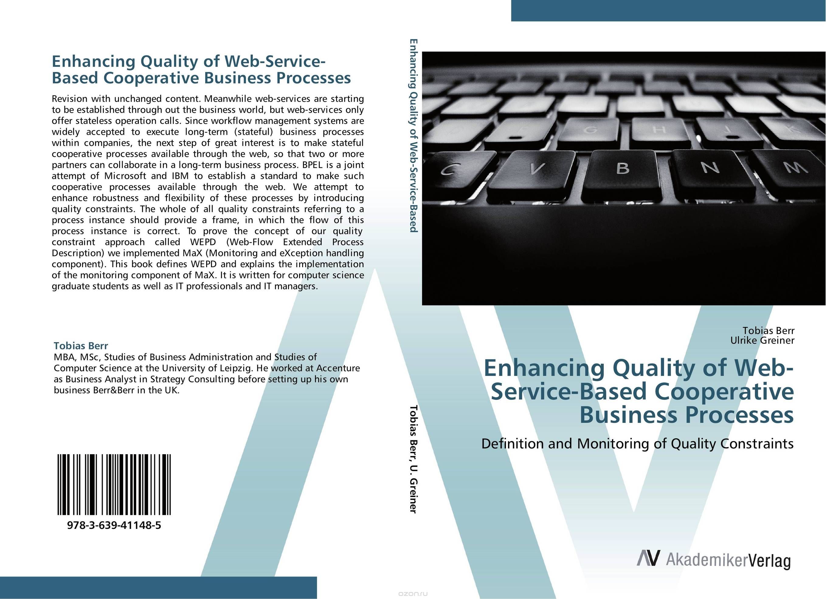 Скачать книгу "Enhancing Quality of Web-Service-Based Cooperative Business Processes"