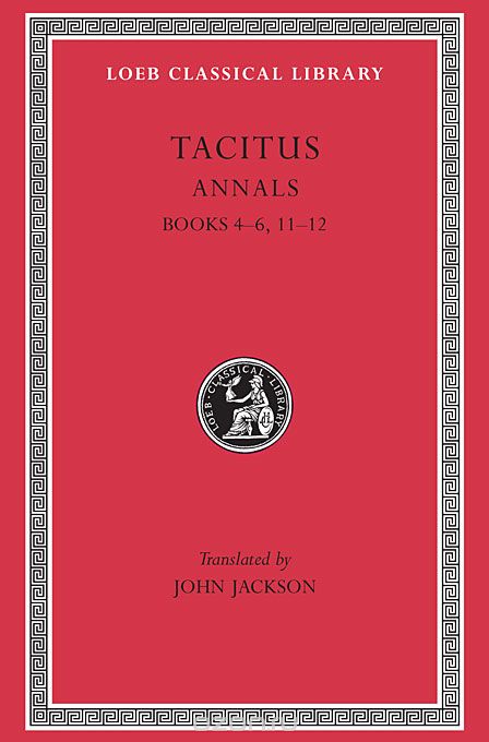 Annals IV–VI, XI–XII L312 V 4 (Trans. Jackson) (Latin)