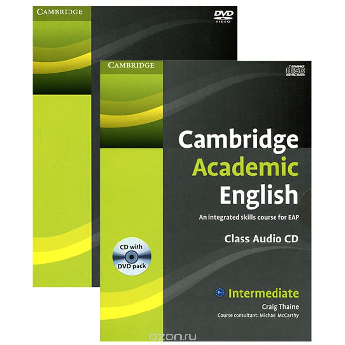 Скачать книгу "Cambridge Academic English: An Integrated Skills Course for EAP (аудиокурс CD + DVD)"