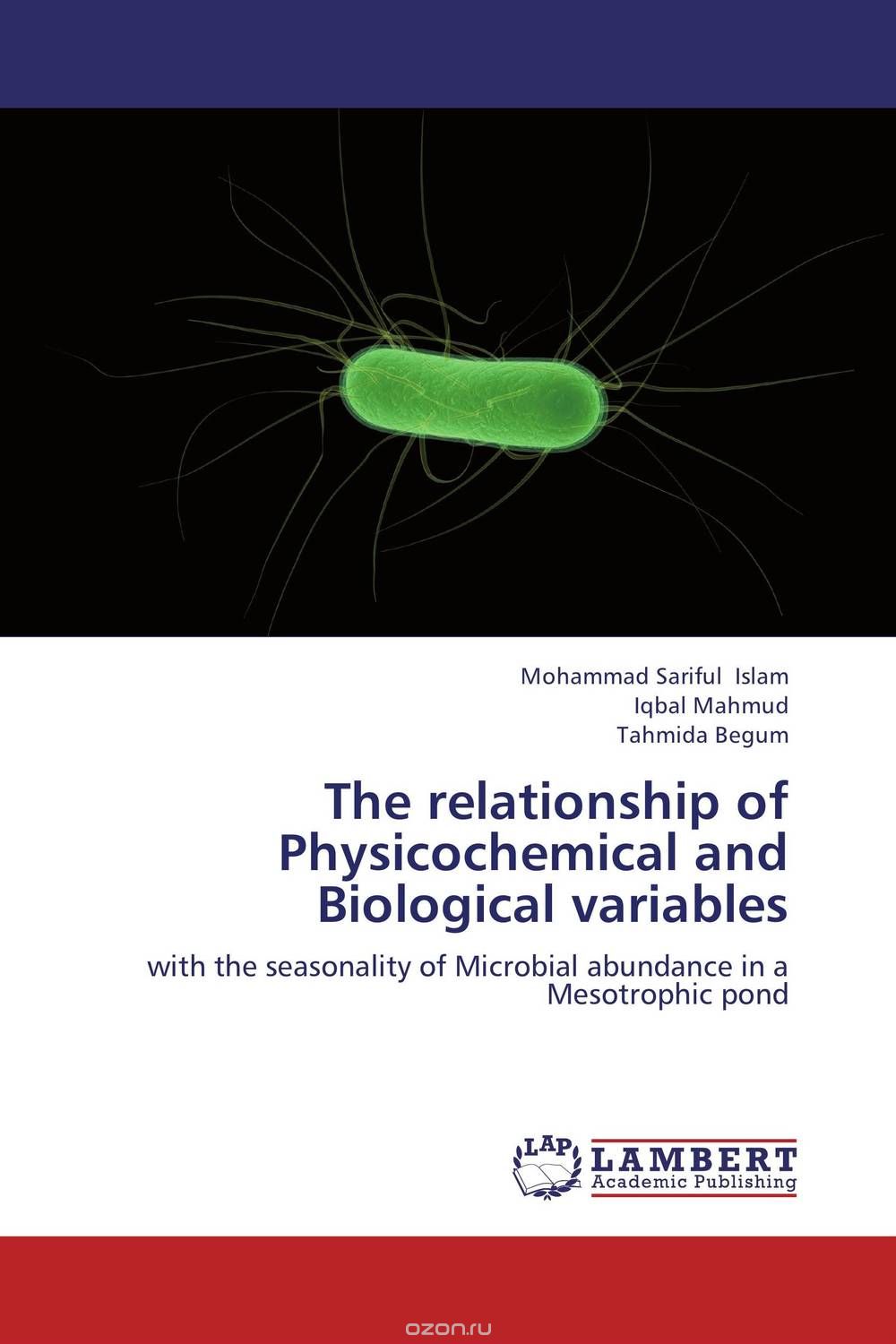 Скачать книгу "The relationship of Physicochemical and Biological variables"