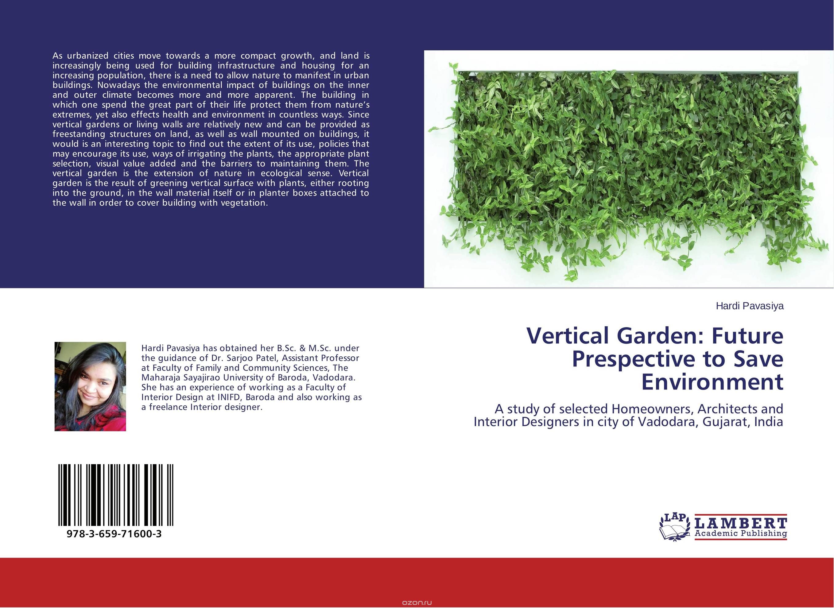 Скачать книгу "Vertical Garden: Future Prespective to Save Environment"