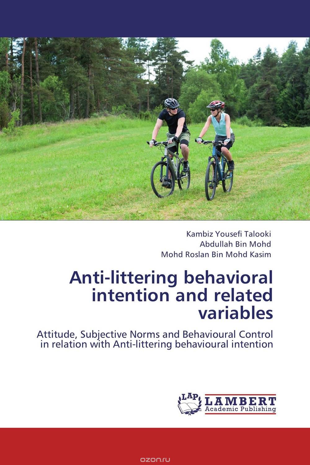 Anti-littering behavioral intention and related variables