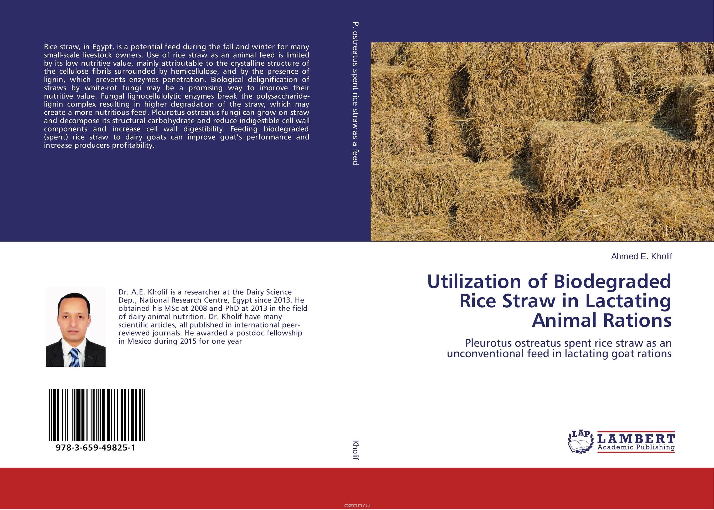 Скачать книгу "Utilization of Biodegraded Rice Straw in Lactating Animal Rations"